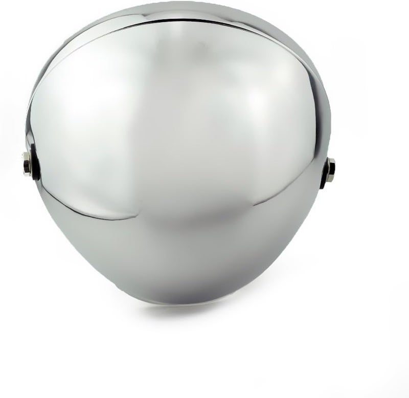Boldness Motorcycle 7" Headlight Housing Shell Bucket Side Mount Lamp LED Cover for Cafe Racer Lighthouse Chrome - Image 2